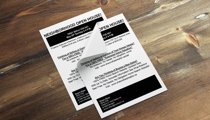 BLACK & WHITE FLYERS